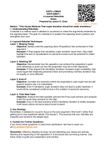 4-Layered Rebuttals Guide for Debate