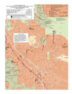Mapa szlak&oacute;w Iron Horse Regional Trail - East Bay Regional Park District
