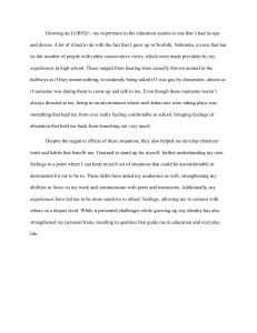 Growing Up LGBTQ+ in Education: Personal Experiences