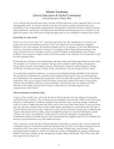 Liberal Education & Global Community