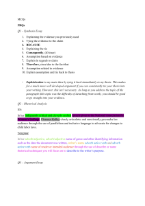 AP English Essay Writing Guide