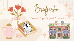 Bridgerton Research Proposal: Gender Performativity