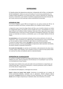 Depresiones de Espa&ntilde;a: Ebro y Guadalquivir