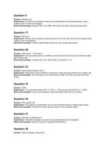 Investment Quiz: Finance Questions & Answers