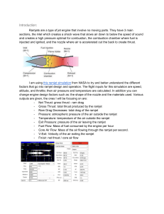 Ramjet Design & Operation Analysis with NASA Simulation