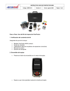Instructivo de uso del PosiTector 6000: Gu&iacute;a paso a paso