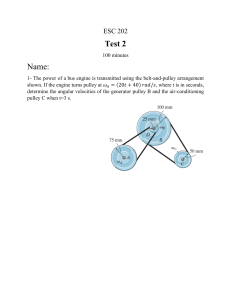 ESC 202 Test 2: Engineering Dynamics Problems
