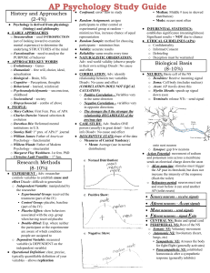 AP Psychology Study Guide: Key Concepts & Review