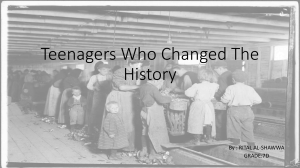 Teenagers Who Changed History: Thomas Edison Biography