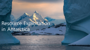 Resource Exploitation in Antarctica: Minerals, Challenges, & Treaty