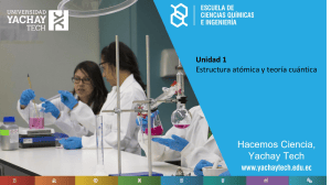 Estructura At&oacute;mica y Teor&iacute;a Cu&aacute;ntica - Qu&iacute;mica Universitaria