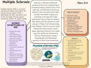 Multiple Sclerosis: Symptoms, Diagnosis, Treatment