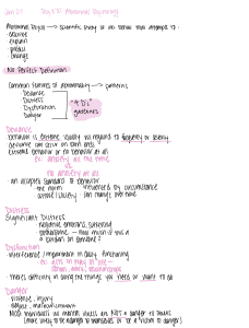 Psy 370: Abnormal Psychology - Defining Abnormality