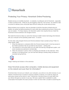 Honorlock Online Proctoring Privacy Guide