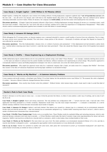 Module 5: Case Studies on Software Deployment Failures & Docker