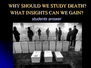 Why Study Death? Insights & Academic Approaches