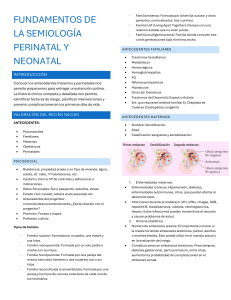 Fundamentos de la Semioolog&iacute;a Perinatal y Neonatal