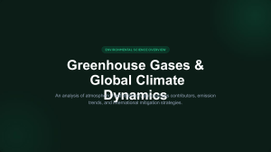 Greenhouse Gases & Global Climate Dynamics