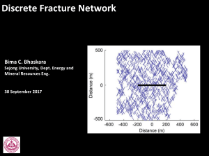 Discrete Fracture Network Research Presentation