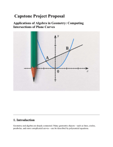 Capstone Project: Algebra in Geometry - Curve Intersections