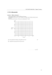 IGCSE Math Traveling Graphs Question