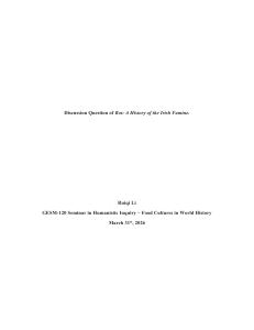 Discussion Questions on the Irish Famine: Systemic Vulnerabilities & British Views