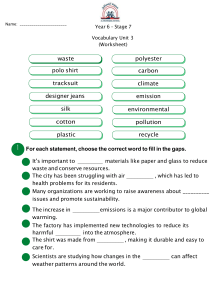 Year 6 Vocabulary Unit 3 Worksheet