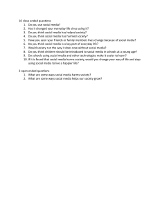 Social Media Impact Questionnaire