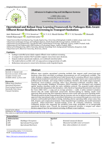 Deep Learning for Effluent Reuse-Readiness Screening