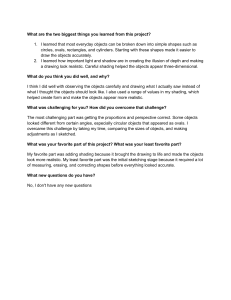 Student Drawing Project Reflection