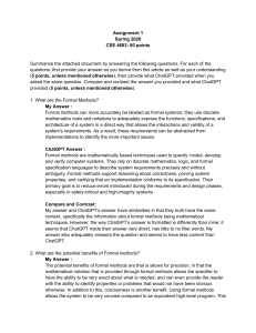 CSE 4683 Assignment 1: Formal Methods