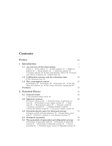 Galactic Dynamics Textbook Contents: Potential Theory & Astrophysics