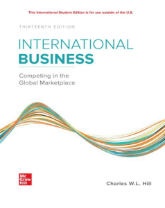 International Business: Competing in the Global Marketplace 13th Ed.