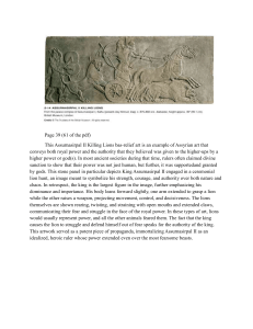 Assurnasirpal II Killing Lions Bas-Relief: Assyrian Art & Royal Power