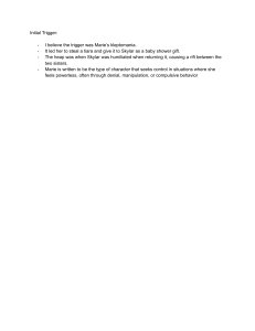 Small Group Zoom Meeting #1 Notes