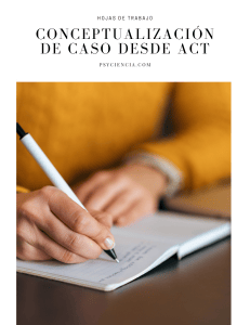 Gu&iacute;a de conceptualizaci&oacute;n de caso ACT para terapeutas