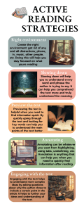 Active Reading Strategies: Improve Comprehension