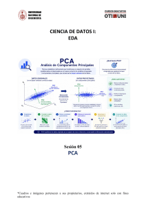 An&aacute;lisis de Componentes Principales (PCA) - Sesi&oacute;n 05