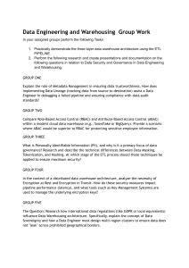 Data Engineering & Warehousing Group Work Assignment