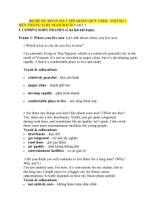 IELTS Speaking Practice Test Q1 2026 Part 1 Sample Answers