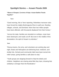 Assam Floods 2026: News Report on Relief Efforts and Community Resilience
