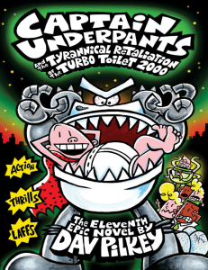 Captain Underpants and the Turbo Toilet 2000 Book