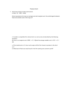 Problem Set 6: Microeconomics Questions