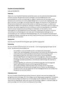 Fiscaliteit & Overheid 2024/2025 - UvA Cursusprogramma