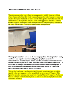 All Photos Are Aggressive? A Critical Analysis