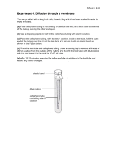 Diffusion Through a Membrane Experiment Guide