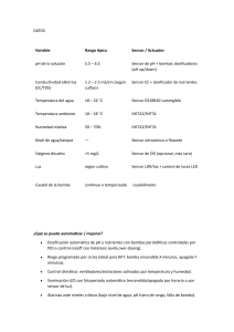 Automatizaci&oacute;n de Sistemas Hidrop&oacute;nicos: Gu&iacute;a T&eacute;cnica