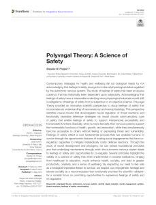 Polyvagal Theory A Science of Safety
