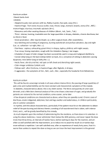 Aceticum Acidum (Glacial Acetic Acid) Homeopathic Remedy Profile