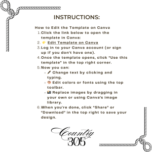 How to Edit a Template on Canva